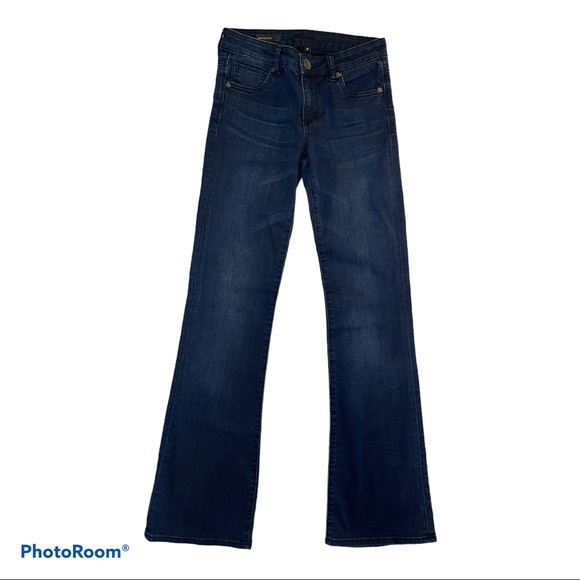 KUT Dark Blue Tall Girls Boot Cut Denim Jeans 0 - Picture 3 of 15